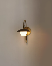 Load image into Gallery viewer, Copper glass LED wall lamp
