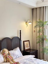 Load image into Gallery viewer, Copper glass LED wall lamp
