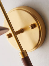 Load image into Gallery viewer, Copper glass LED wall lamp
