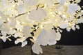 LED ginkgo leaf detail showing uniform brightness and realistic decorative lighting effect for commercial projects