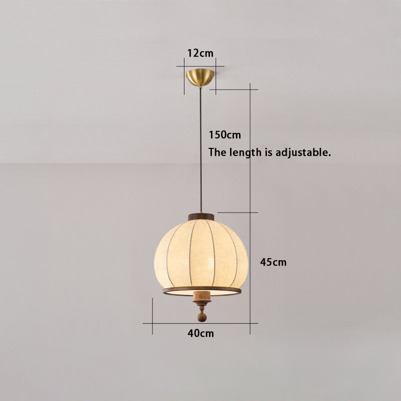 Dining room chandelier French lantern dining table lamp retro bedroom lamp