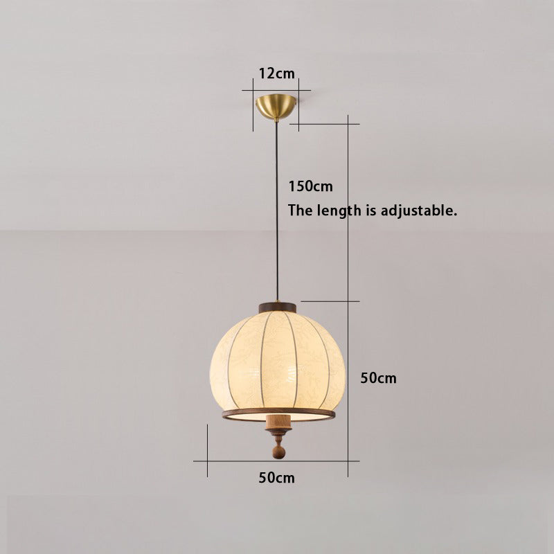 Dining room chandelier French lantern dining table lamp retro bedroom lamp