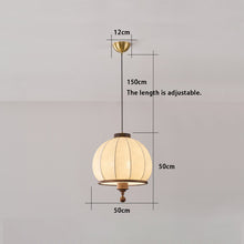 Load image into Gallery viewer, Dining room chandelier French lantern dining table lamp retro bedroom lamp
