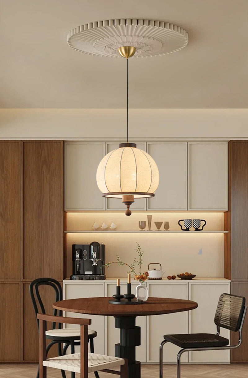 Dining room chandelier French lantern dining table lamp retro bedroom lamp