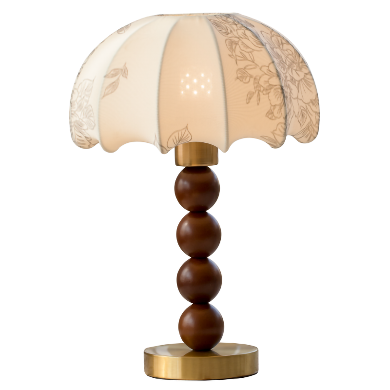 French style small table lamp retro bedside lamp