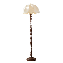 Load image into Gallery viewer, Nordic design table lamp retro fabric floor lamp LED lamp
