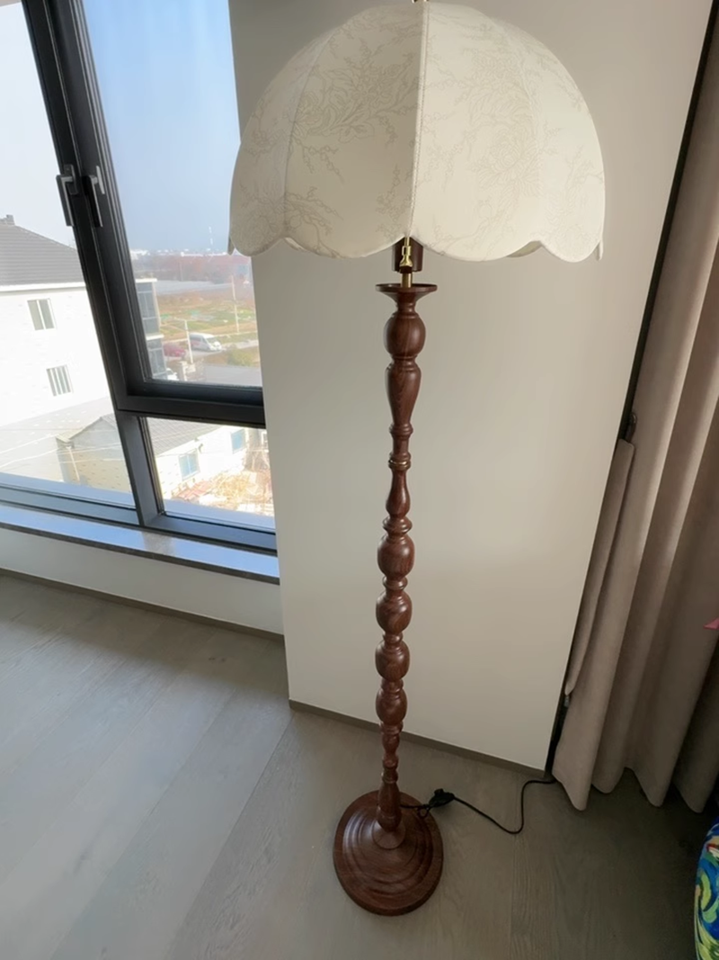 Nordic design table lamp retro fabric floor lamp LED lamp