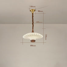 Load image into Gallery viewer, Vintage walnut copper room dining room study chandelier
