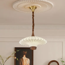 Load image into Gallery viewer, Vintage walnut copper room dining room study chandelier
