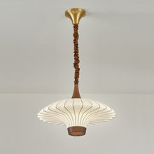 Load image into Gallery viewer, Vintage walnut copper room dining room study chandelier

