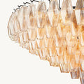Vintage chandelier villa glass lamps