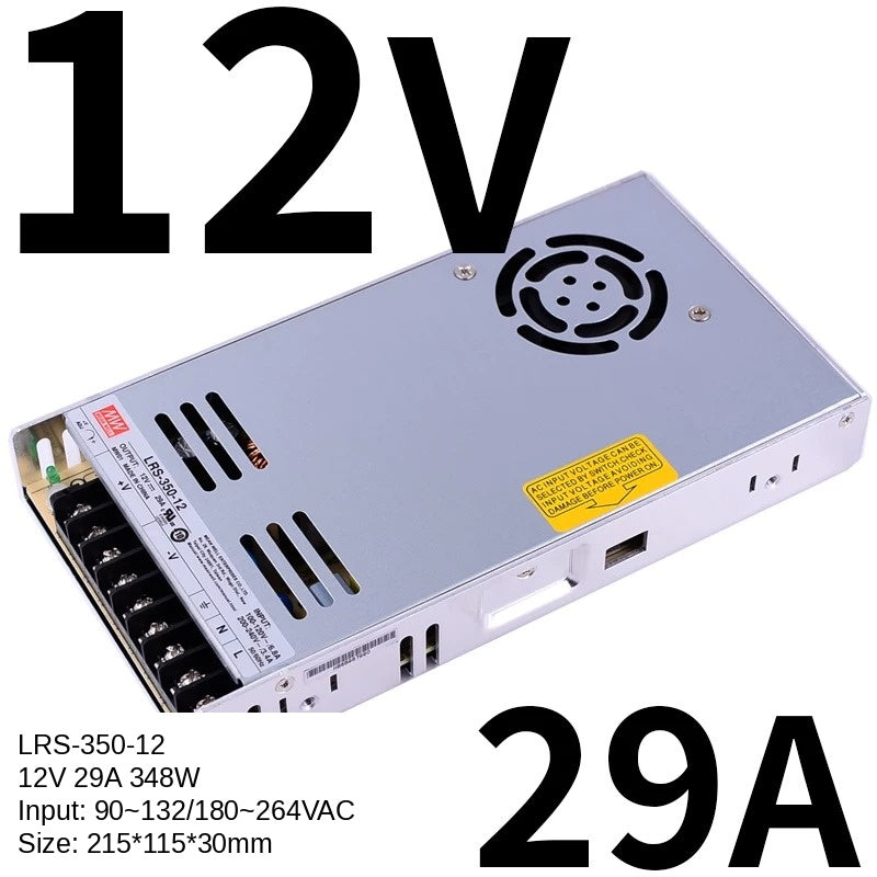 LRS-350-12 Mean Well power supply 12V 29A 348W for LED lighting systems