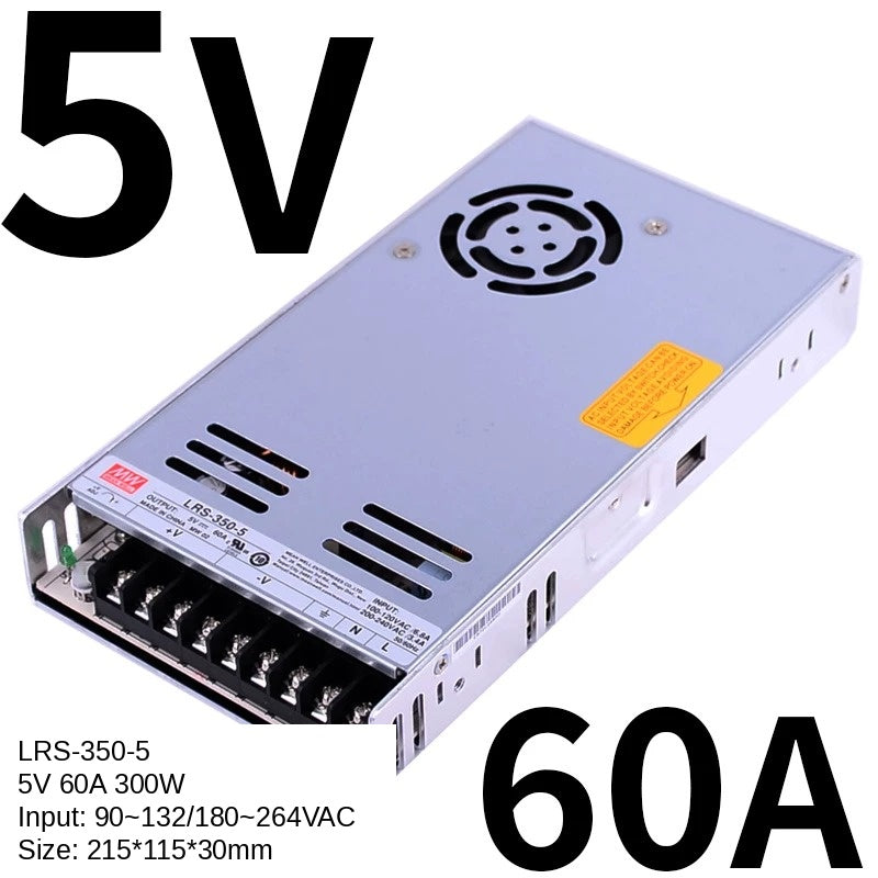 LRS-350-5 Mean Well power supply 5V 60A 300W for LED lighting systems