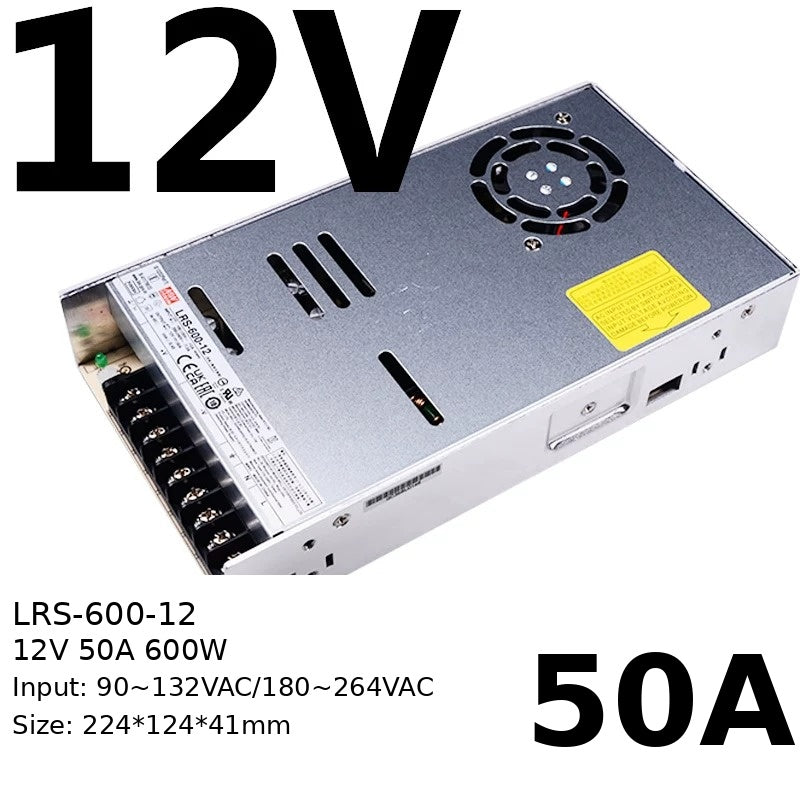 LRS-600W Meanwell Netzteil 220V/110V zu 5v12v15v24v48v DC LED Netzteil