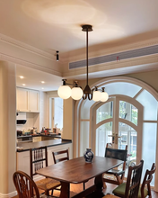 Load image into Gallery viewer, 3 4 6 8 light large chandelier magic bean chandelier round glass chandelier
