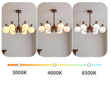 Load image into Gallery viewer, 3 4 6 8 light large chandelier magic bean chandelier round glass chandelier
