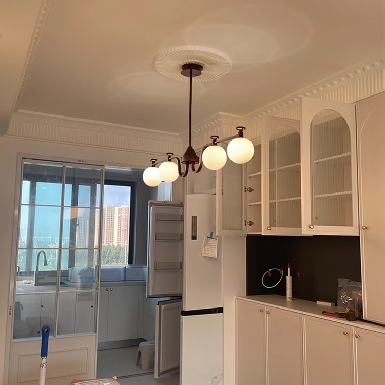 ثريا صدفية أنيقة لغرفة النوم وغرفة المعيشة وغرفة الطعام