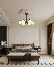 Load image into Gallery viewer, 3 4 6 8 light large chandelier magic bean chandelier round glass chandelier
