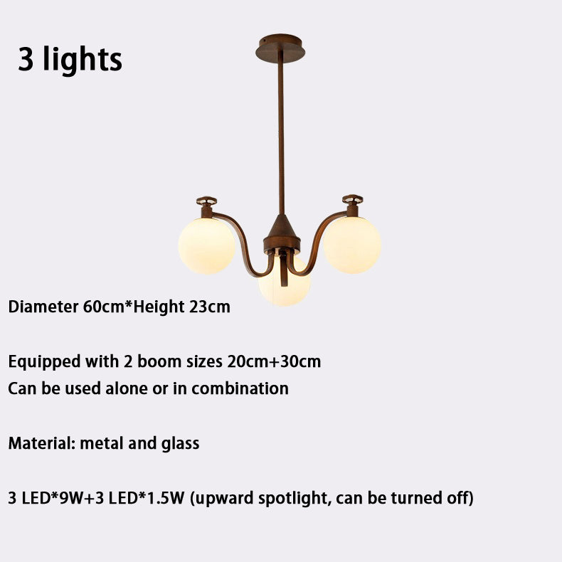 3 4 6 8 light large chandelier magic bean chandelier round glass chandelier