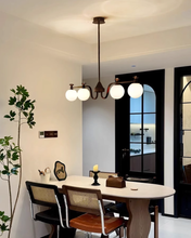 Load image into Gallery viewer, 3 4 6 8 light large chandelier magic bean chandelier round glass chandelier
