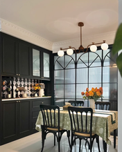 Load image into Gallery viewer, 3 4 6 8 light large chandelier magic bean chandelier round glass chandelier
