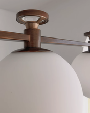 Load image into Gallery viewer, 3 4 6 8 light large chandelier magic bean chandelier round glass chandelier
