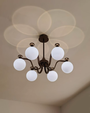 Load image into Gallery viewer, 3 4 6 8 light large chandelier magic bean chandelier round glass chandelier
