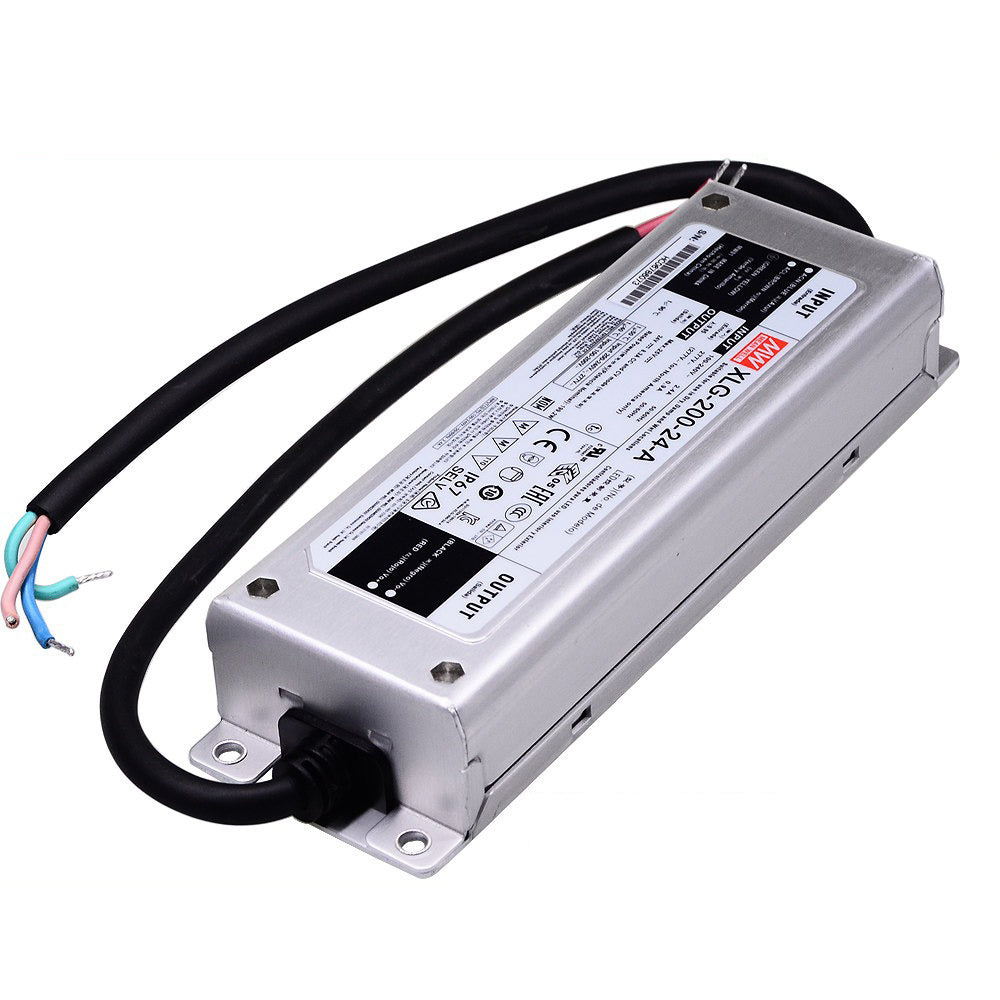 Mean Well XLG-200 LED power supply cable view for replacement accessories