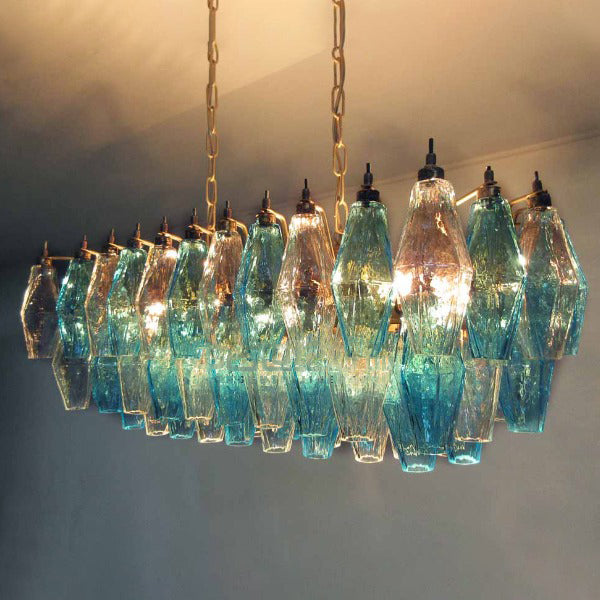 Murano French Vintage Glass Dining Room Light Chandelier