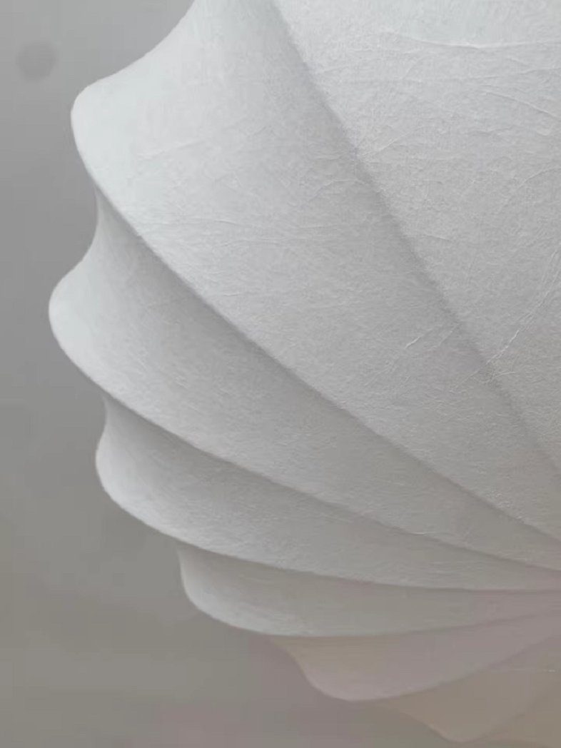 Silk lampshade pendant light white Ceiling Light Fixtures