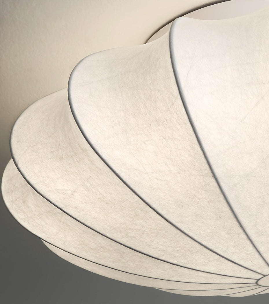Silk lampshade pendant light white Ceiling Light Fixtures
