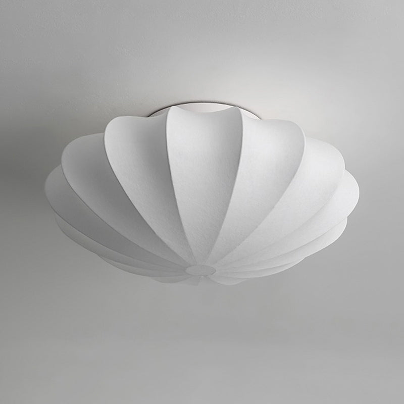 Silk lampshade pendant light white Ceiling Light Fixtures
