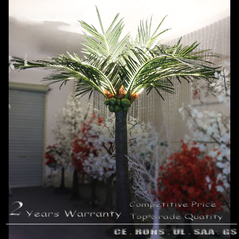 IP65 outdoor palm tree lights LED Simulated coconut tree light Height:3m(9.84ft)