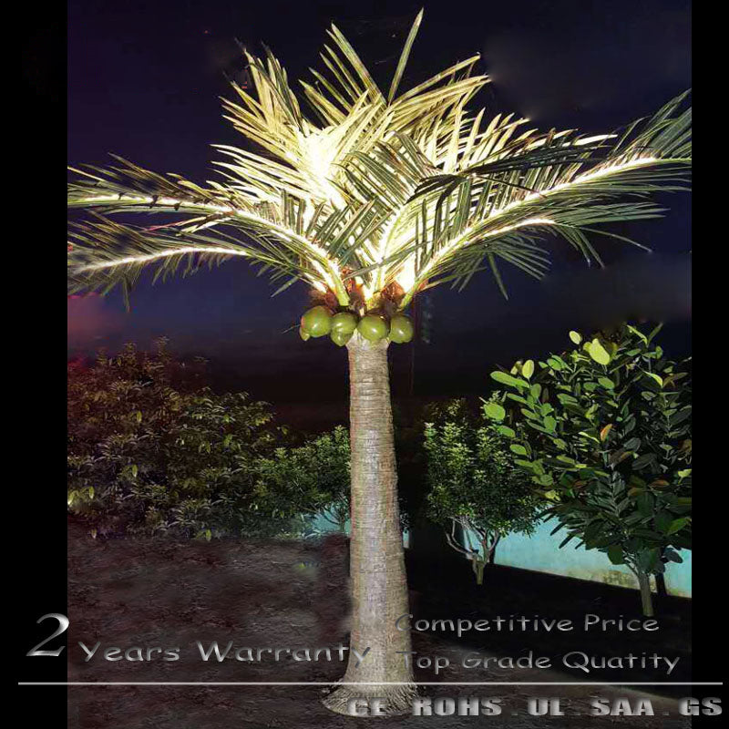 IP65 outdoor palm tree lights LED Simulated coconut tree light Height:3m(9.84ft)