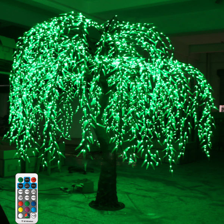 LED Simulated weeping willow tree light Height:3m(9.84ft)
