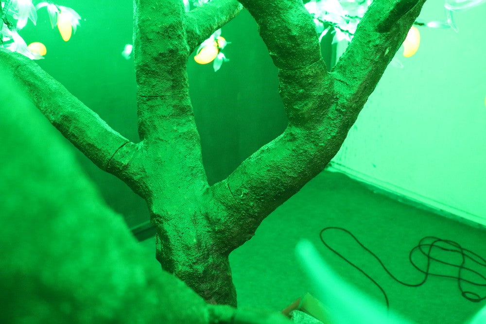 LED artificial Tree lights Simulated Fruit Tree Mango Tree Outdoor lighted trees,Height: 3m(9.8ft)