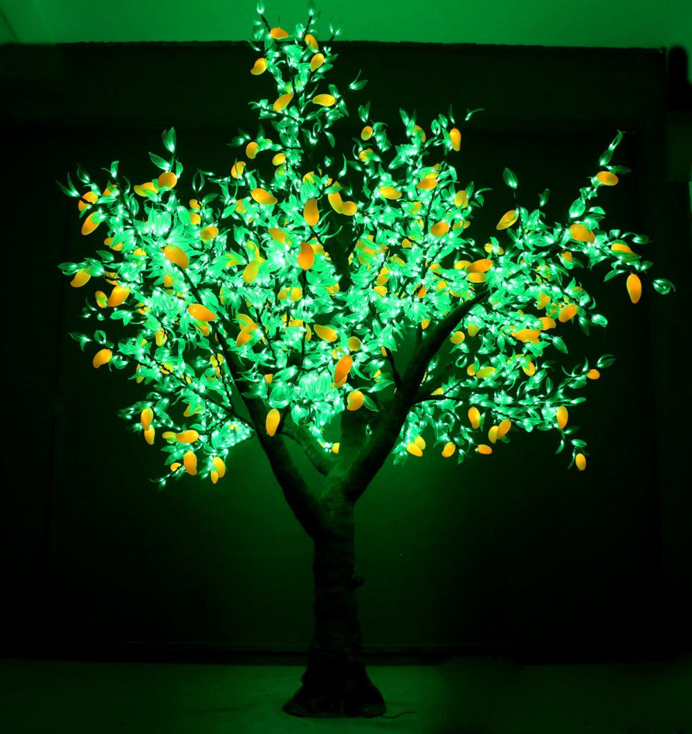 LED artificial Tree lights Simulated Fruit Tree Mango Tree Outdoor lig ...