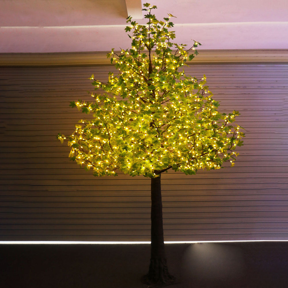High Simulation Maple LED Tree – RGB multicolor LED lighting, for nighttime photography backdrops from gtreelights.com