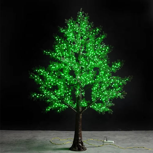 3m green LED high simulation pine tree light for indoor and outdoor decoration
