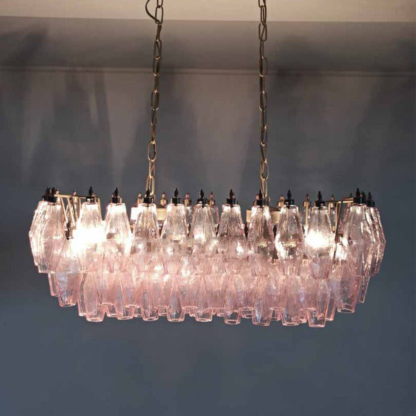 Murano French Vintage Glass Dining Room Light Chandelier