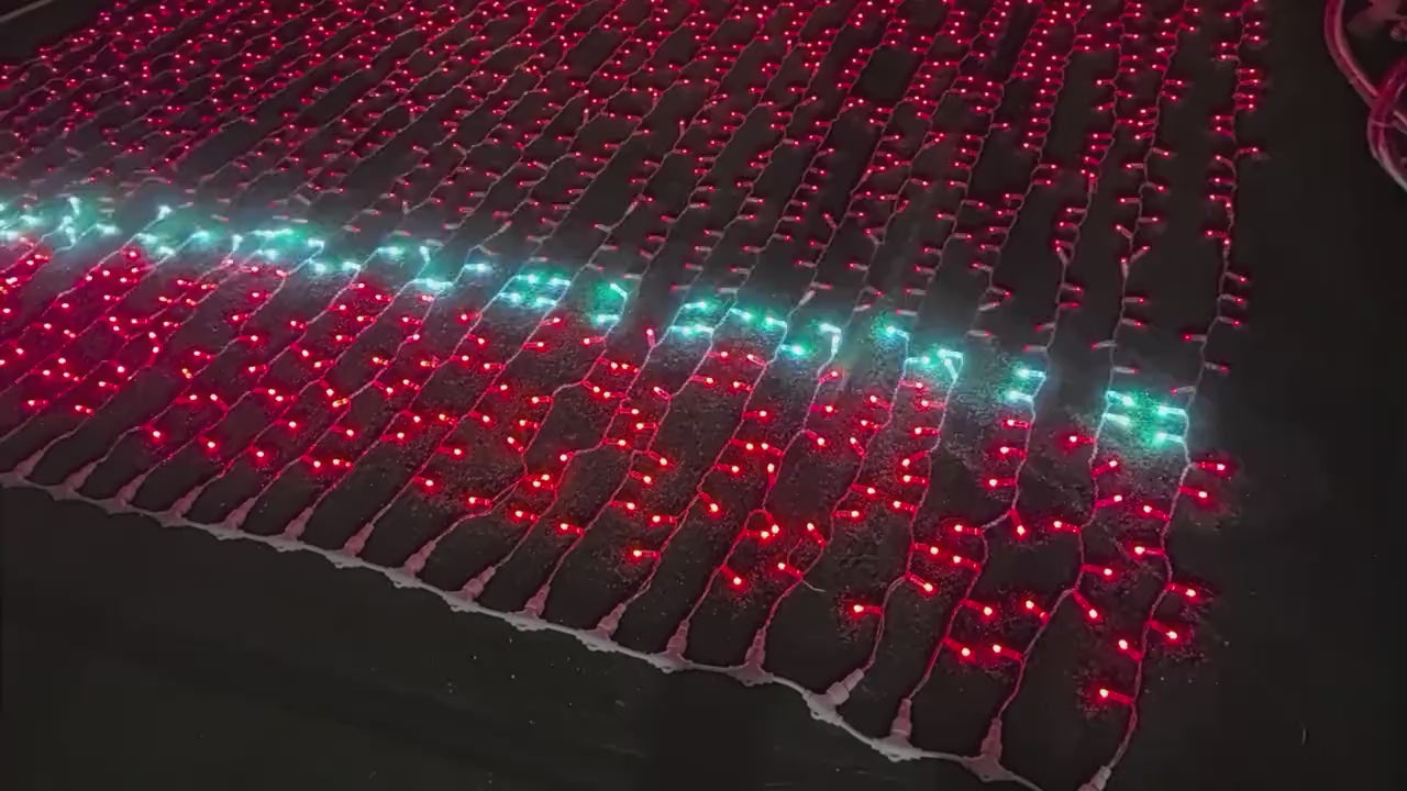 Outdoor LED Curtain Lights for Commercial Holiday Decoration