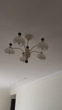 Load and play video in Gallery viewer, 5 8 Lamp head Large chandelier glass chandelier

