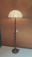 Load and play video in Gallery viewer, Nordic design table lamp retro fabric floor lamp LED lamp
