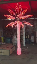 Load and play video in Gallery viewer, IP65 outdoor LED coconut tree light simulation palm tree Height:3m(9.84ft)
