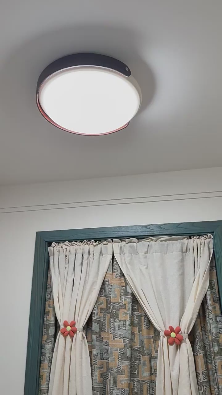 White round acrylic ceiling light
