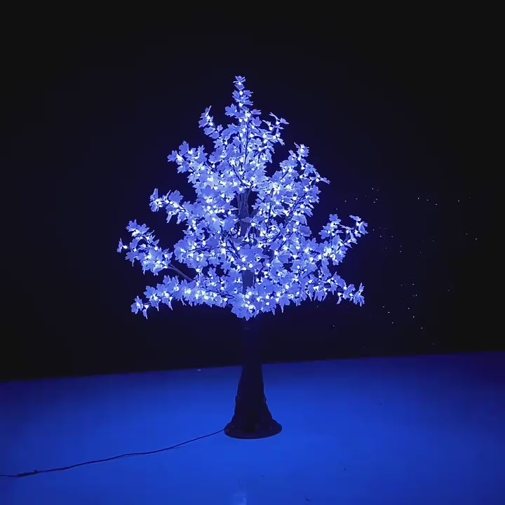 Outdoor RGBW LED high simulation maple tree light,Height: 2m(6.5ft)