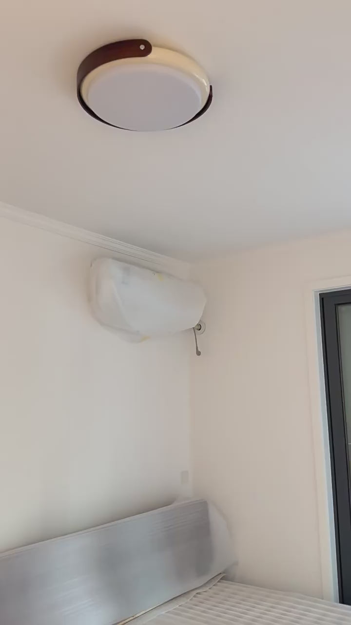 White round acrylic ceiling light