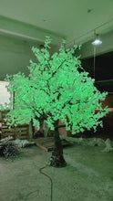 Load and play video in Gallery viewer, RGBW LED high simulation ginkgo tree light,Height: 2.8m(9ft)
