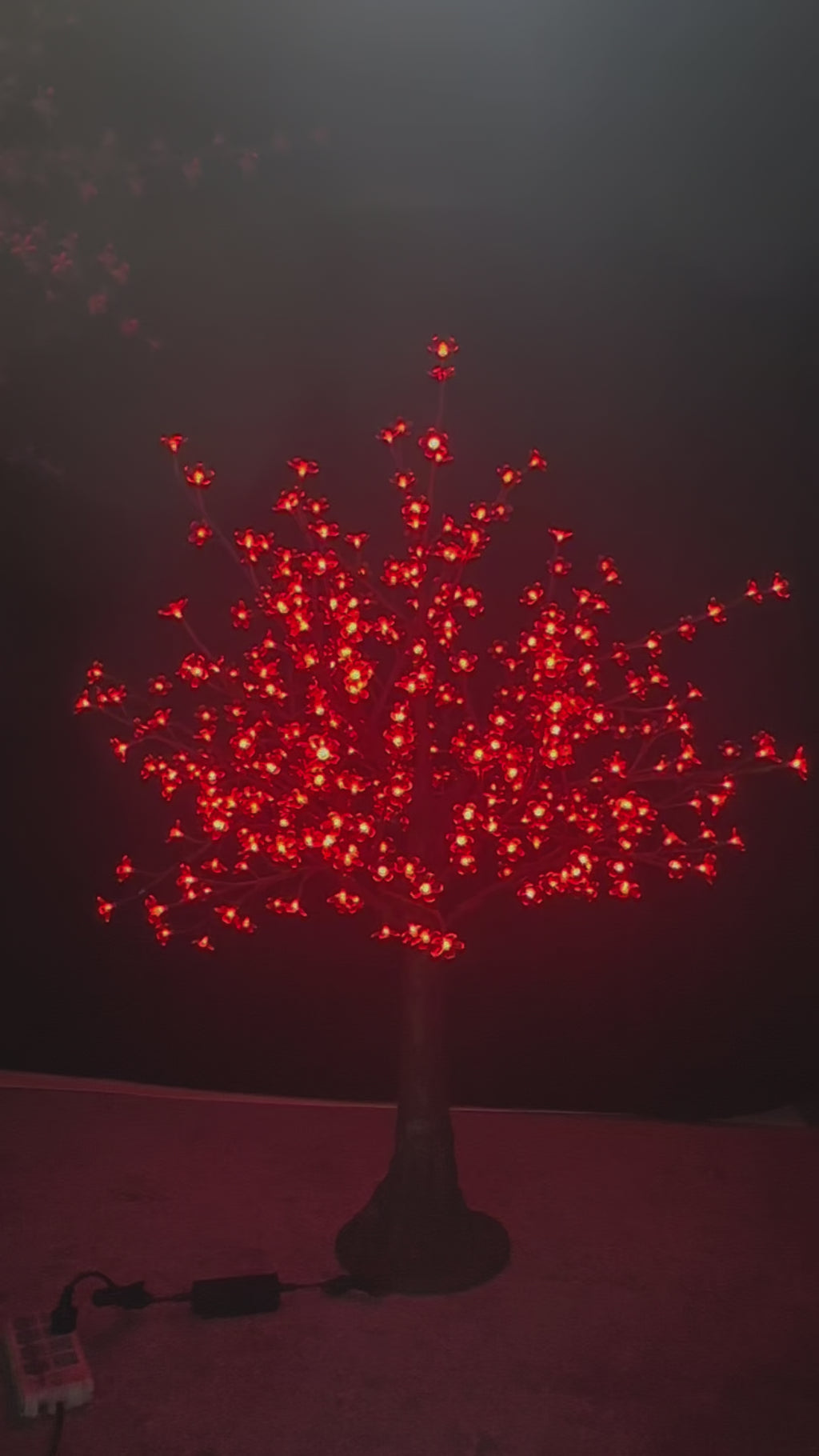Color changing LED tree lights

