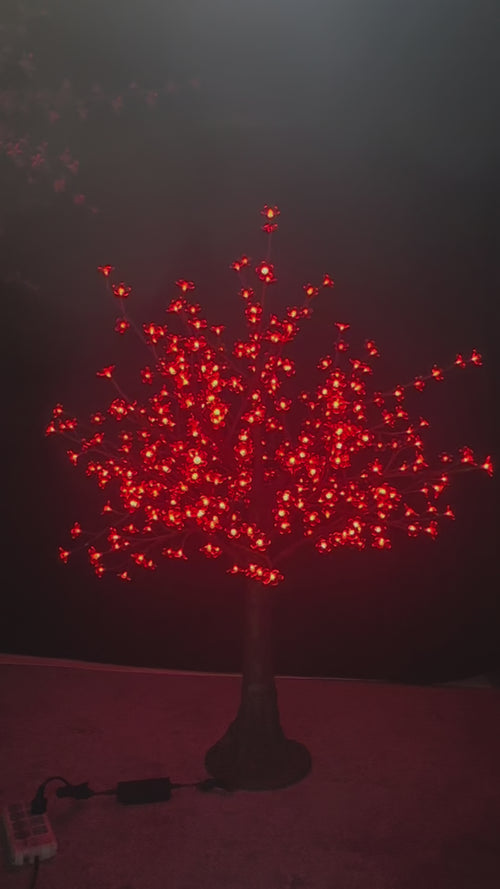 Color changing LED tree lights

